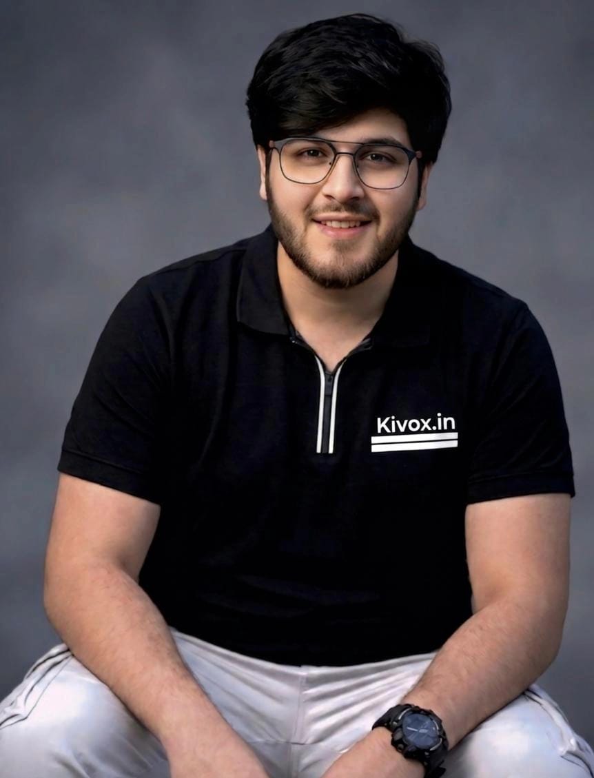 Profile card for Ali Sarim, Founder & Tech lead at Kivox