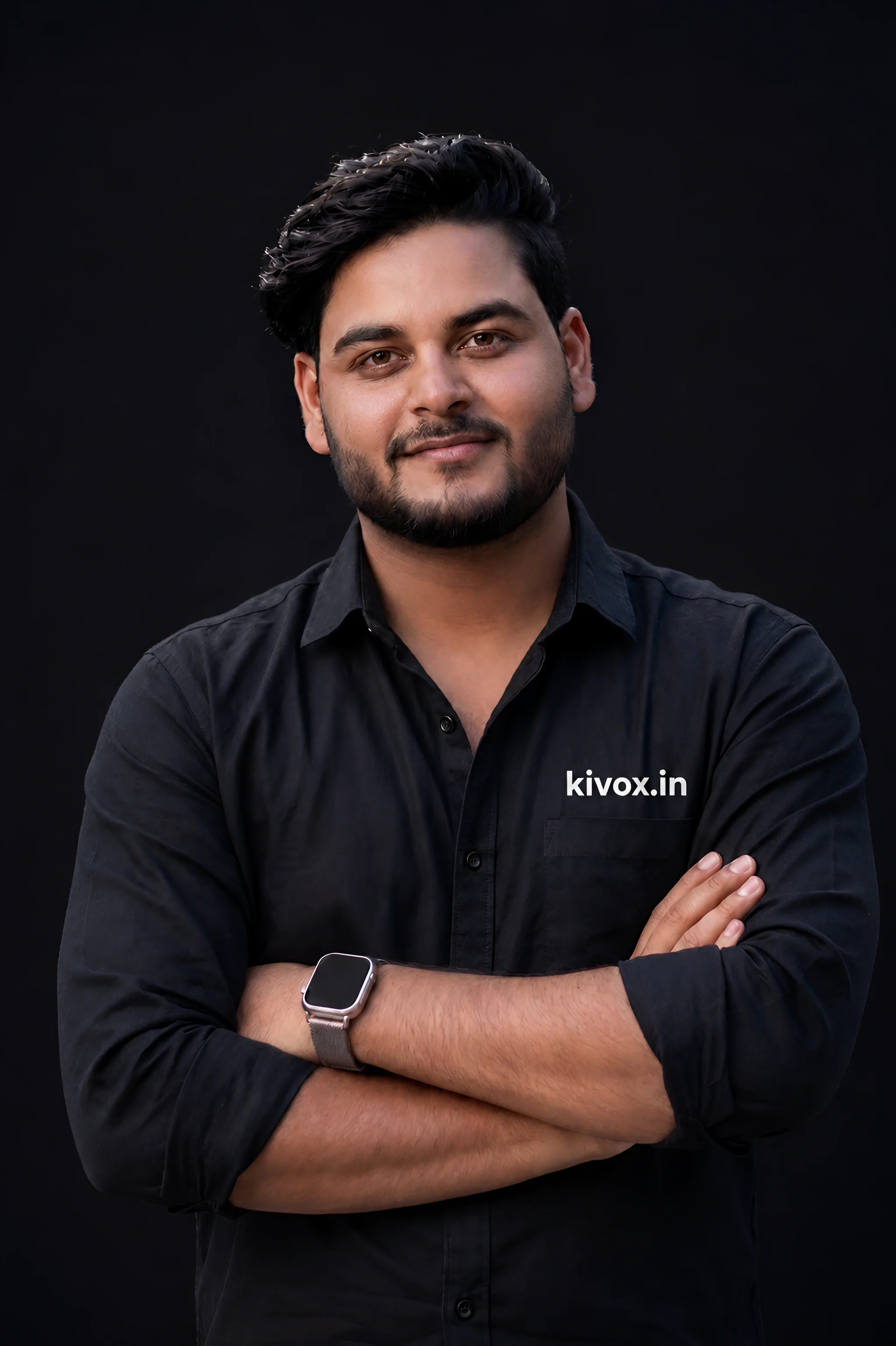 Profile card for Manish Kumar Jha, Operation & Marketing at Kivox