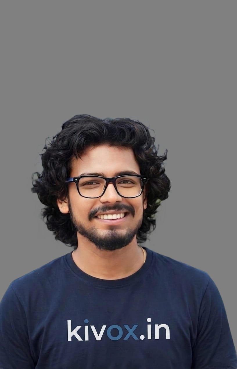 Profile card for Sacchidanand Pandey, Business Analyst at Kivox