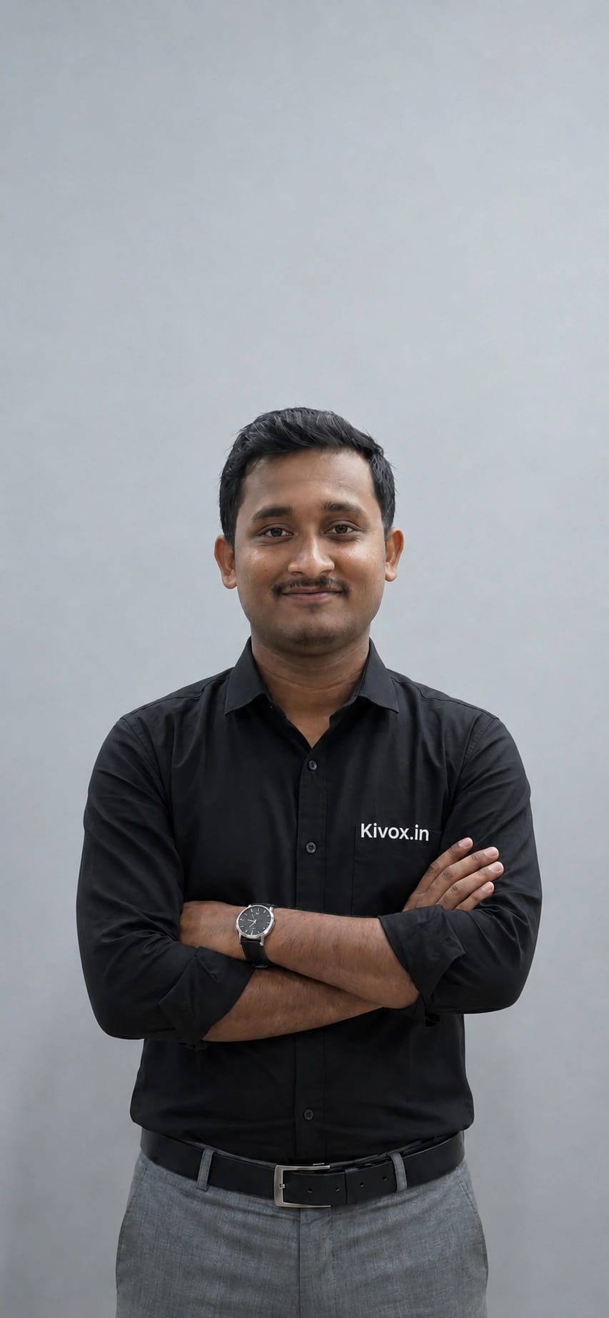 Profile card for Vivek Kumar Roy, Full Stack Developer at Kivox