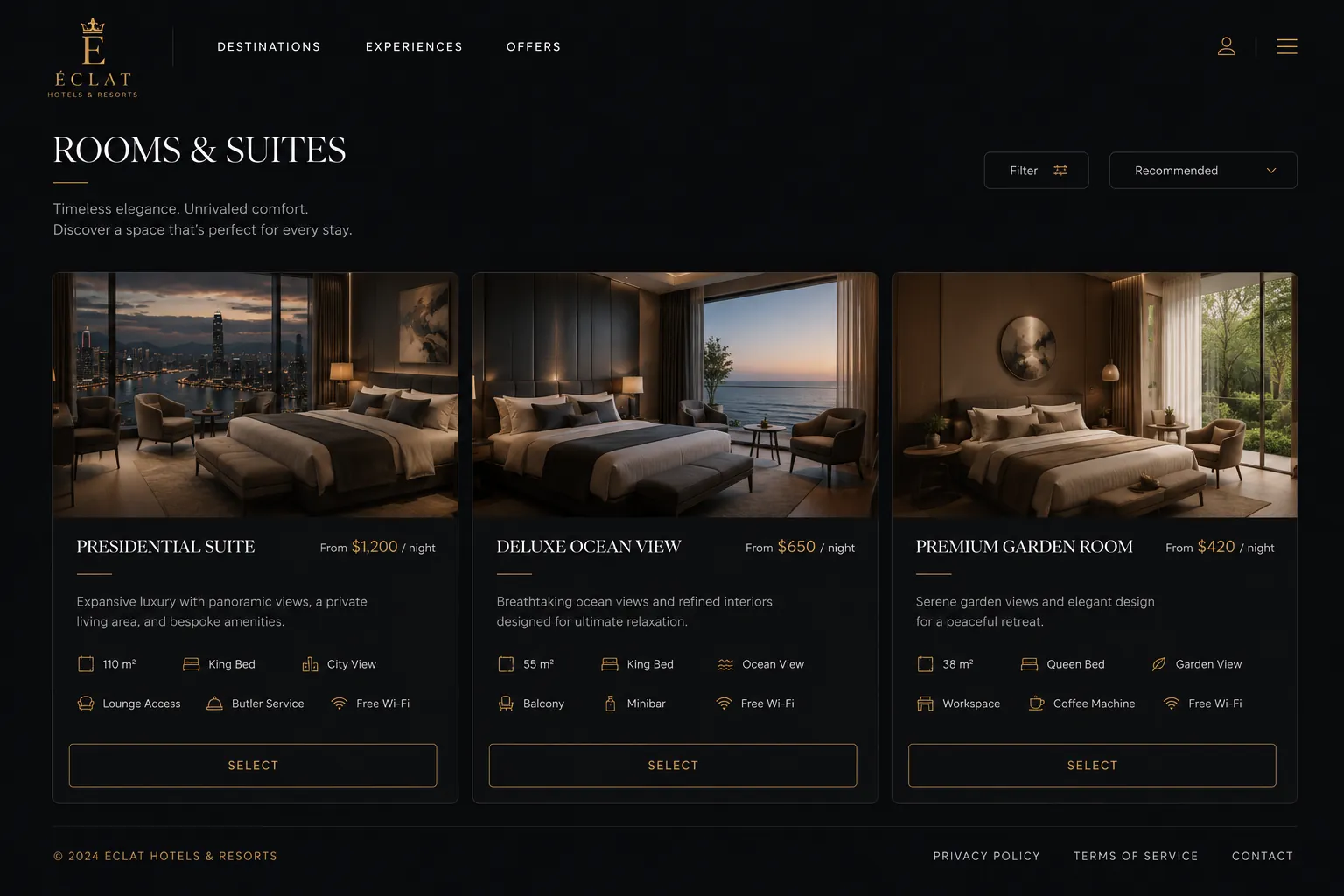 Aurelia Grand detail interface view